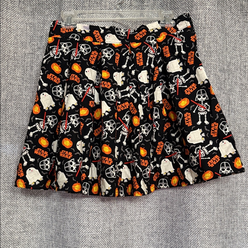 Star Wars Halloween Skater Skirt Pleated High Waisted by BrittneeBraunDesigns
